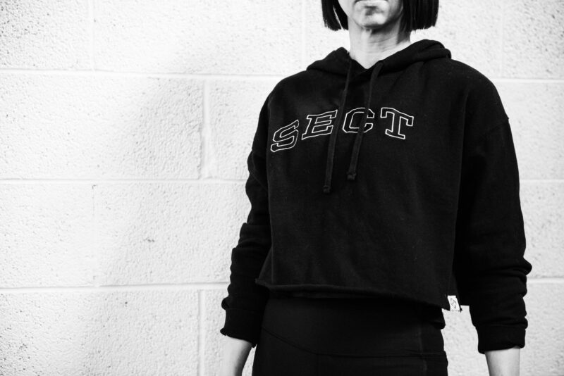 VARSITY HOODIE CROP - Image 2